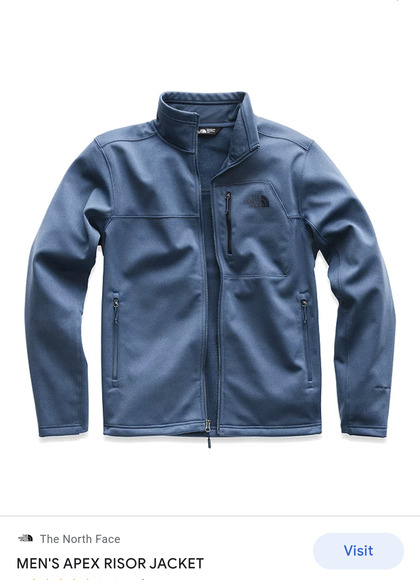 Men's North Face Apex Risor Jacket small, urban navy - Picture 3 of 7